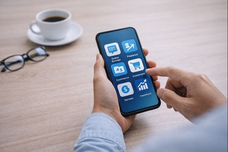 renda extra usando apenas o celular de forma simples e acessível